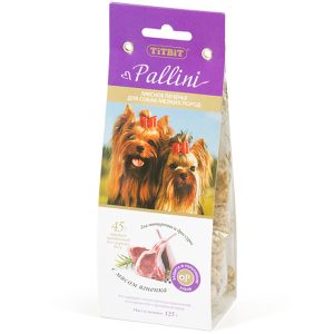 Титбит Печенье Pallini c ягненком 125 гр