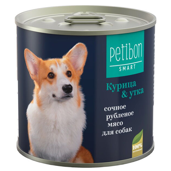 0025265.jpg Petibon Smart для собак 240 г Рубленое мясо с курицей и уткой — изображение 1